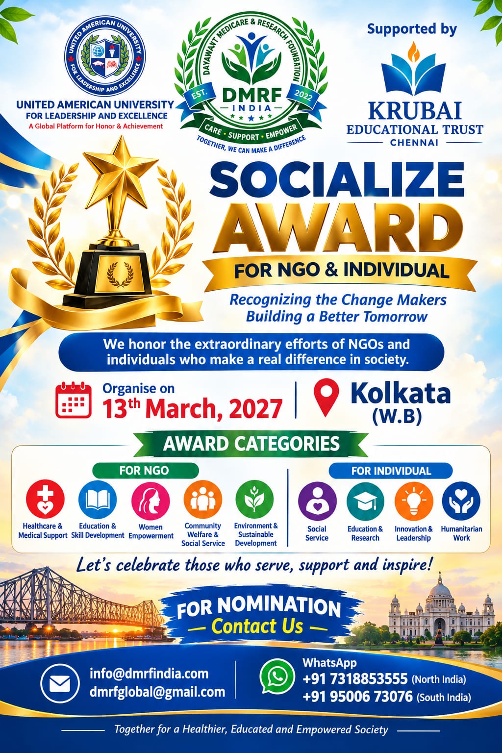 Honorary Doctorate Award & Socialize Award Ceremony